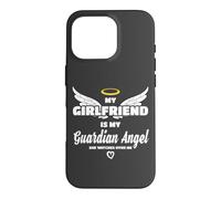 Ma Copine est Mon Ange, Elle me Regarde en mémoire Coque pour iPhone 16 Pro