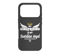Ma Copine est Mon Ange, Elle me Regarde en mémoire Coque pour iPhone 17 Pro