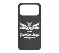 Ma Copine est Mon Ange, Elle me Regarde en mémoire Coque pour iPhone 17 Pro Max