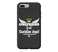 Ma Copine est Mon Ange, Elle me Regarde en mémoire Coque pour iPhone 7 Plus/8 Plus