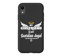 Ma Copine est Mon Ange, Elle me Regarde en mémoire Coque pour iPhone XR