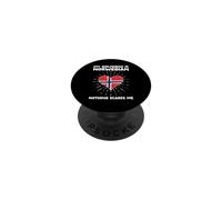 Ma Copine est norvégienne, Rien ne m'effraie - Norway Heart PopSockets PopGrip Adhésif