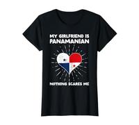 Ma Copine est panaméenne, Rien ne m'effraie - Panama Heart T-Shirt Graphique avec Valeur