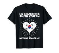 Ma Copine est sud-coréenne, Rien ne m'effraie, Corée du Sud T-Shirt Graphique avec Valeur