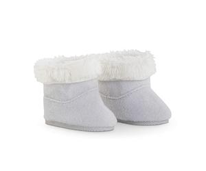 Ma Corolle - Bottes fourrées Grises, Chaussures, pour poupée, 36cm, dès 3 Ans, 9000212610