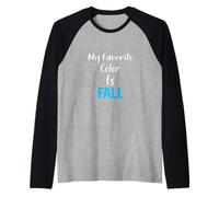 Ma Couleur préférée est l'automne Manche Raglan