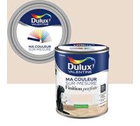 Ma Couleur Sur-mesure par Dulux Valentine - Peinture Intérieure Murs, Plafonds, Boiseries - Finition Parfaite - 98% d'opacité - Satin Ambre pâle 2,5 L - Palette Authentique
