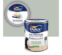 Ma Couleur Sur-mesure par Dulux Valentine - Peinture Intérieure Murs, Plafonds, Boiseries - Finition Parfaite - 98% d'opacité - Satin Douceur de l'aube COY2020 2,5 L - Palette Sens