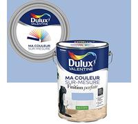 Ma Couleur Sur-mesure par Dulux Valentine - Peinture Intérieure Murs, Plafonds, Boiseries - Finition Parfaite - 98% d'opacité - Satin OUTREMER PASTEL 5 L - Palette Naturelle