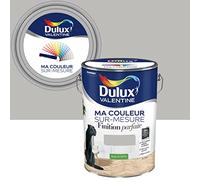 Ma Couleur Sur-mesure par Dulux Valentine - Peinture Intérieure Murs, Plafonds, Boiseries - Finition Parfaite - 98% d'opacité - Satin Béton Gris 5 L - Palette Sens