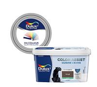 Ma Couleur Sur-Mesure par Dulux Valentine - Peinture Intérieure Murs, Plafonds, Boiseries - Palette Authentique, Cuisine & Bain Satin, Wengé, 2 L