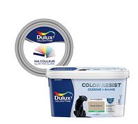 Ma Couleur Sur-Mesure par Dulux Valentine - Peinture Intérieure Murs, Plafonds, Boiseries - Palette Créativité, Cuisine & Bain Satin, Plage Delicat, 2 L