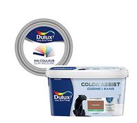 Ma Couleur Sur-Mesure par Dulux Valentine - Peinture Intérieure Murs, Plafonds, Boiseries - Palette Créativité, Cuisine & Bain Satin, Chocolat, 2 L