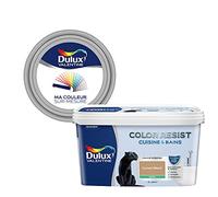 Ma Couleur Sur-Mesure par Dulux Valentine - Peinture Intérieure Murs, Plafonds, Boiseries - Palette Intemporelle, Cuisine & Bain Satin, Camel Delicat, 2 L