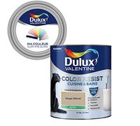 Ma Couleur Sur-Mesure par Dulux Valentine - Peinture Intérieure Murs, Plafonds, Boiseries - Palette Intemporelle, Cuisine & Bain Satin, Plage Delicat, 0,75 L