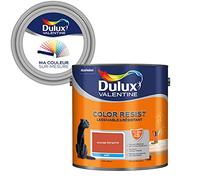 Ma Couleur Sur-Mesure par Dulux Valentine - Peinture Intérieure Murs, Plafonds, Boiseries - Palette Jeu, Pièce à Vivre Mat, Orange Sanguine, 2,5 L