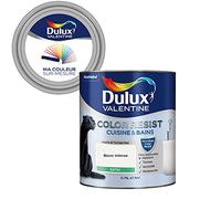 Ma Couleur Sur-Mesure par Dulux Valentine - Peinture Intérieure Murs, Plafonds, Boiseries - Palette Sens, Cuisine & Bain Satin, Blanc Intense , 0,75 L