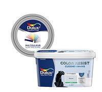 Ma Couleur Sur-Mesure par Dulux Valentine - Peinture Intérieure Murs, Plafonds, Boiseries - Palette Sens, Cuisine & Bain Satin, Flocon , 2 L