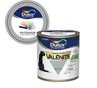 Ma Couleur Sur-mesure par Dulux Valentine - Peinture Laque Glycéro - Grande résistance pour boiseries et ferronneries - Satin Gris Angora 0,5 L