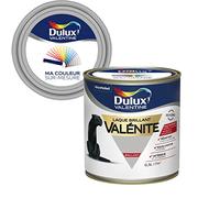 Ma Couleur Sur-mesure par Dulux Valentine - Peinture Laque Glycéro - Grande résistance pour boiseries et ferronneries - Brillant Béton Gris 0,5 L
