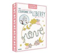 Ma couronne en Liberty : Avec une couronne, 1 m de cordon, du fil de coton et du fil de fer
