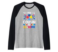 Ma cousine est Une Personne de l'âge de l'Autisme Manche Raglan