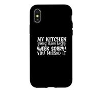 Ma Cuisine était Propre la Semaine dernière, désolée Que Vous l'ayez manquée, C'est drôle Coque pour iPhone X/XS