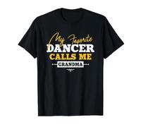 Ma Danseuse préférée m'appelle Grandma Dance Gram T-Shirt Graphique avec Valeur