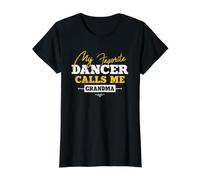 Ma Danseuse préférée m'appelle Grandma Dance Gram T-Shirt Graphique avec Valeur
