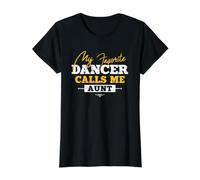 Ma Danseuse préférée m'appelle Tante Dance Auntie T-Shirt Graphique avec Valeur