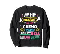 Ma dernière Chimio Aujourd'hui Sing The Bell Lung Cancer Warrior Sweatshirt