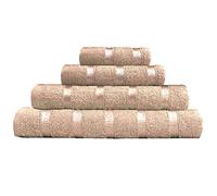 Ma en Ligne Super Doux de Luxe Coton égyptien Fancy Serviette de Bain et Drap Main Serviette de Visage One Size Beige Bath Towel One Size