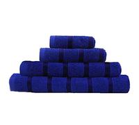 Ma en Ligne Super Doux de Luxe Coton égyptien Fancy Serviette de Bain et Drap Main Serviette de Visage One Size Royal Blue Bath Towel One Size