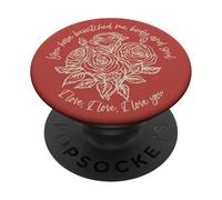 m'a ensorcelé Corps et âme, Orgueil et préjugés Jane Austen PopSockets PopGrip Adhésif