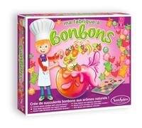 Ma fabrique à bonbons - SENTOSPHERE - Arômes naturels - Pour environ 500g de bonbons - Initiation à la cuisine - Dès 7 ans