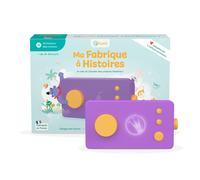 Lunii – Conteuse interactive – Ma Fabrique à Histoires Violette – Pour 3–8 ans – Livre audio inclus