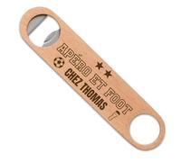 Ma Fabrique Perso - Décapsuleur en Bois - Apéro & Foot - Personnalisable