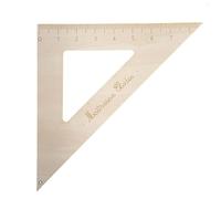 Ma Fabrique Perso - Equerre d'Ecole Géante en bois - 35 cm - Personnalisable
