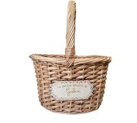 Ma Fabrique Perso - Panier en osier - Liberty - Personnalisable (Orange)