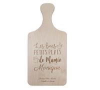 Ma Fabrique Perso - Planche Apéro En Bois - Les Bons Petits Plats De Mamie - Personnalisable