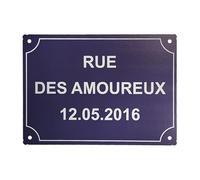 Ma Fabrique Perso - Plaque De Rue En Métal - Personnalisable