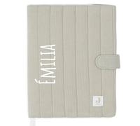 Ma Fabrique Perso - Protège carnet de santé personnalisé brodé - Sea Green - Jollein