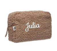 Ma Fabrique Perso - Trousse de Toilette à bouclettes Marron Jollein - Personnalisable