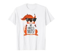 Ma famille est dingue ! Écureuil drôle T-Shirt