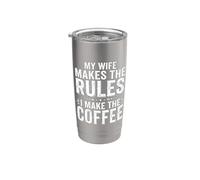 Ma femme décide que je fais le café Gobelet isotherme en acier inoxydable double paroi