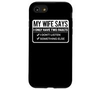 Ma Femme Dit Que Son Mari est drôle La Vie de Couple Coque pour iPhone SE (2020) / 7/8
