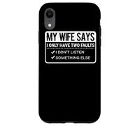 Ma Femme Dit Que Son Mari est drôle La Vie de Couple Coque pour iPhone XR