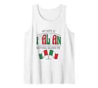 Ma Femme est Italien Rien ne me Fait Peur Débardeur