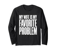 Ma Femme Est Ma Bête Noire. T-Shirt. Mari Manche Longue