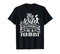 Ma Femme Est Mariée À Un Féministe Homme Féministe Masculin T-Shirt